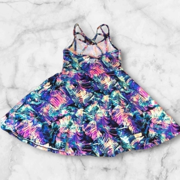 EUC! VS PINK Vibrant Tropical Dress - Size XS - Picture 4 of 8